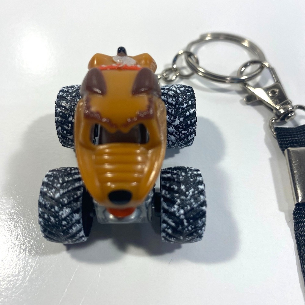 Monster Jam Mini Mutt Truck 1:87 Custom Keychain Lanyard Winter Snow Tires